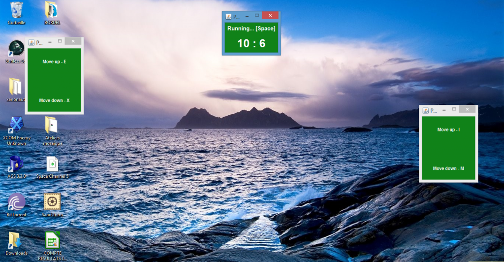 Windows Pong L'OUJEVIPO